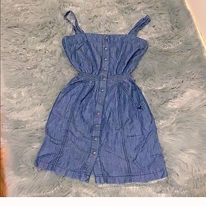 Light Denim Button Up Dress